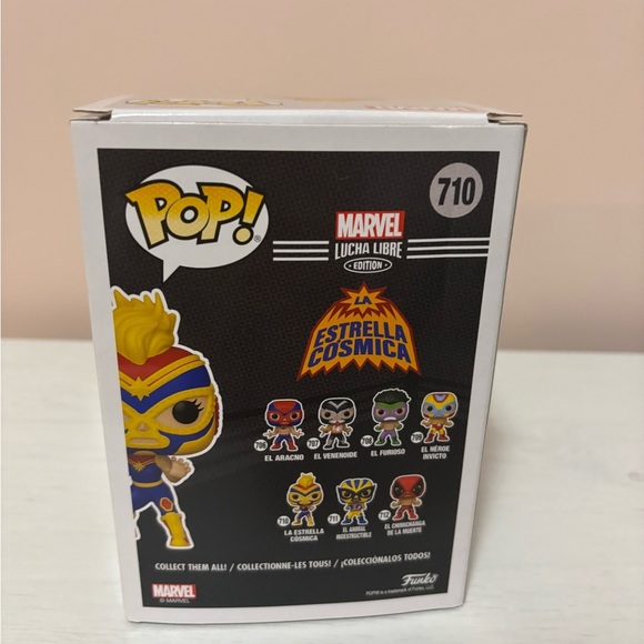Funko Marvel Lucha Libre La Estrella Cósmica Pop! Figure in box - Picture 5 of 7